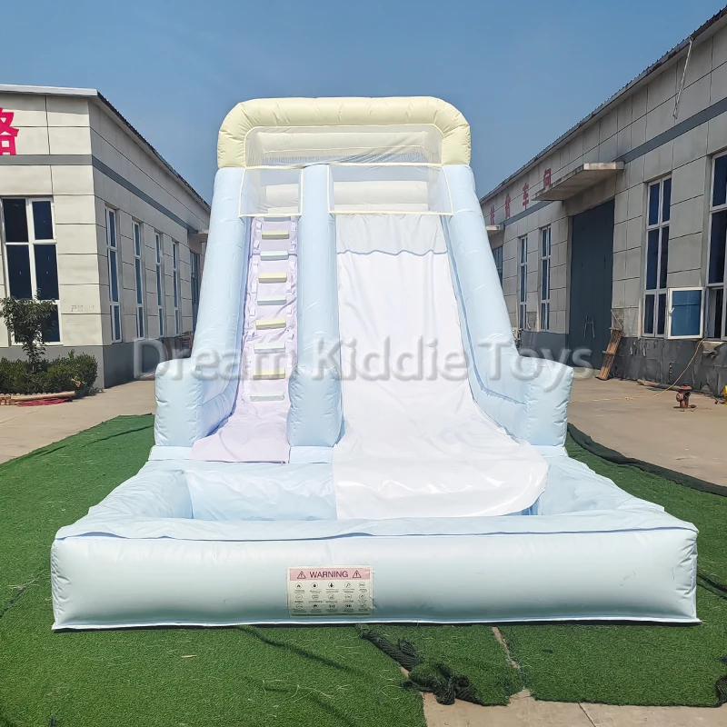Water Slide Inflatable - زحليقة مائية تجارية قابلة للنفخ مع