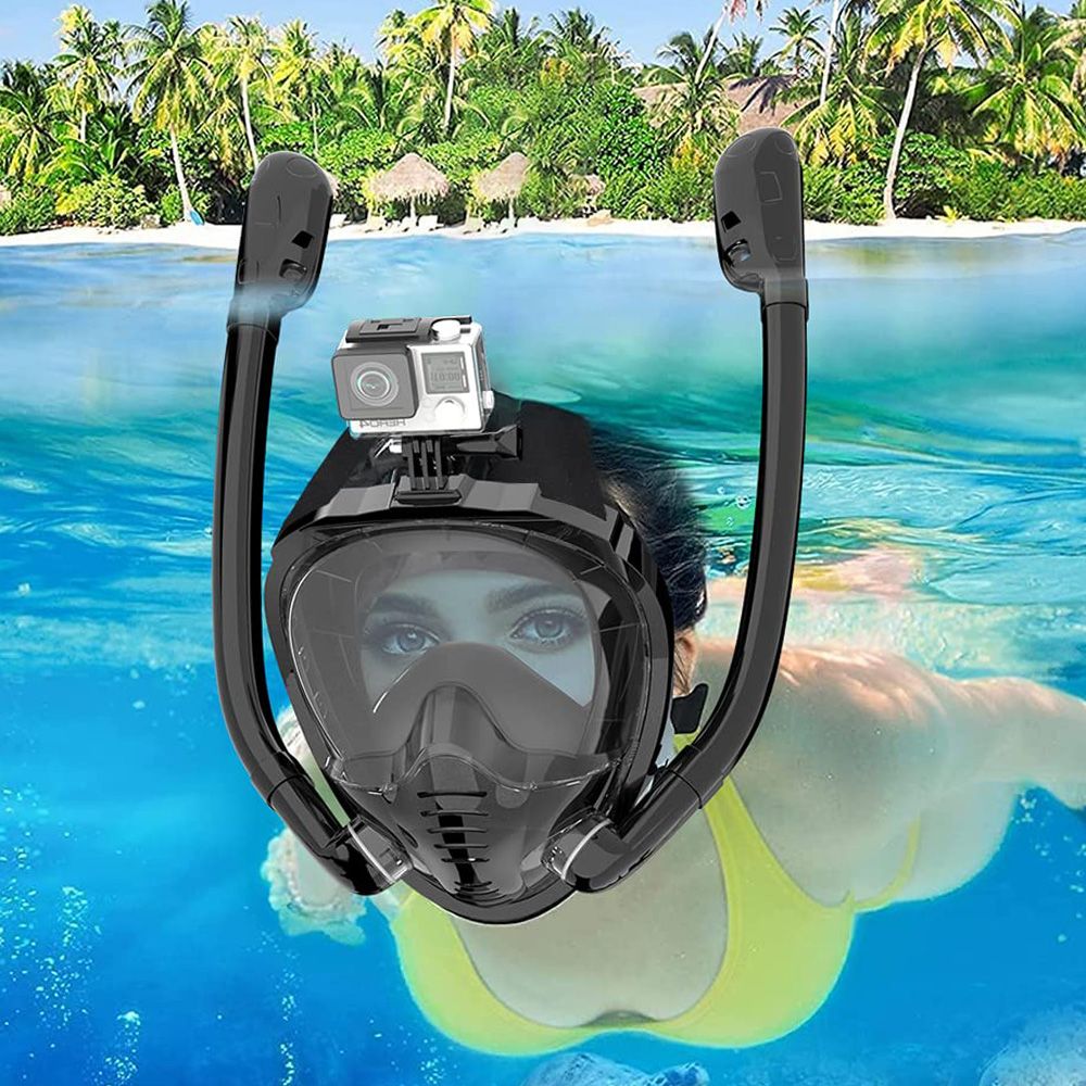 Snorkel Mask Full Face - قناع غطس لكامل الوجه 180 °