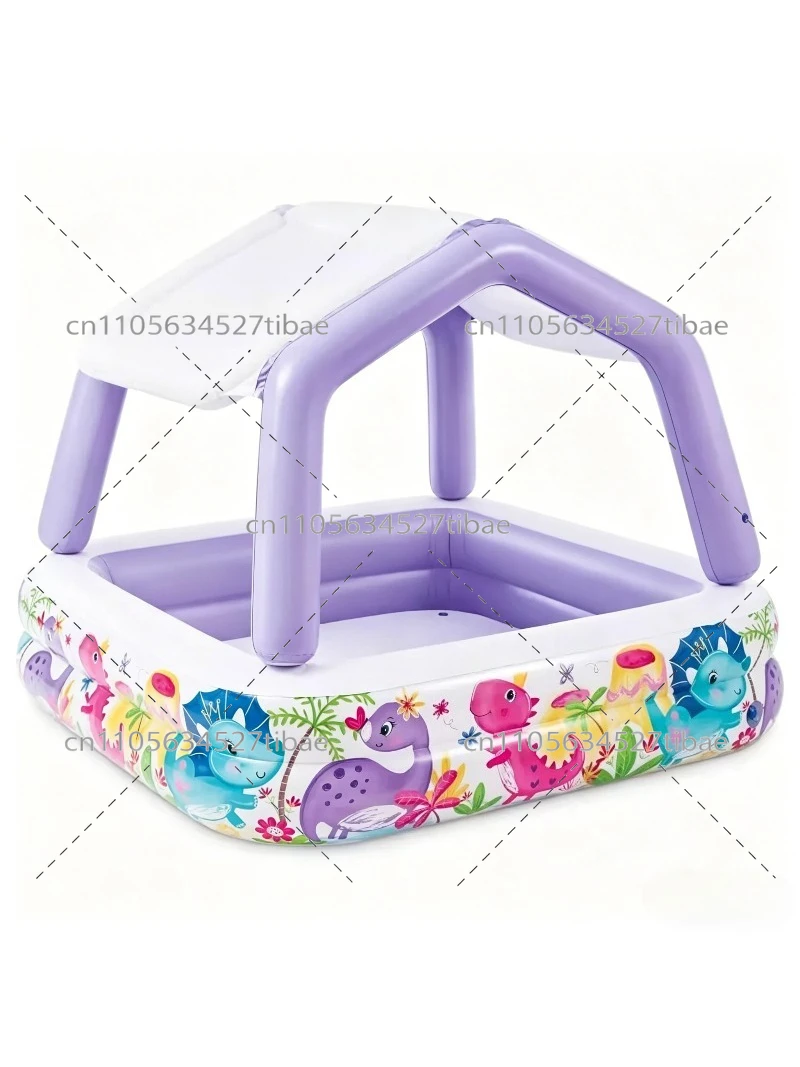 Water Slide Inflatable - حوض سباحة قابل للنفخ للأطفال بألوان
