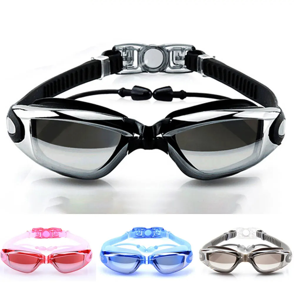 Swim Goggles Anti Fog Uv - نظارات السباحة للكبار نظارات حمام السباحة