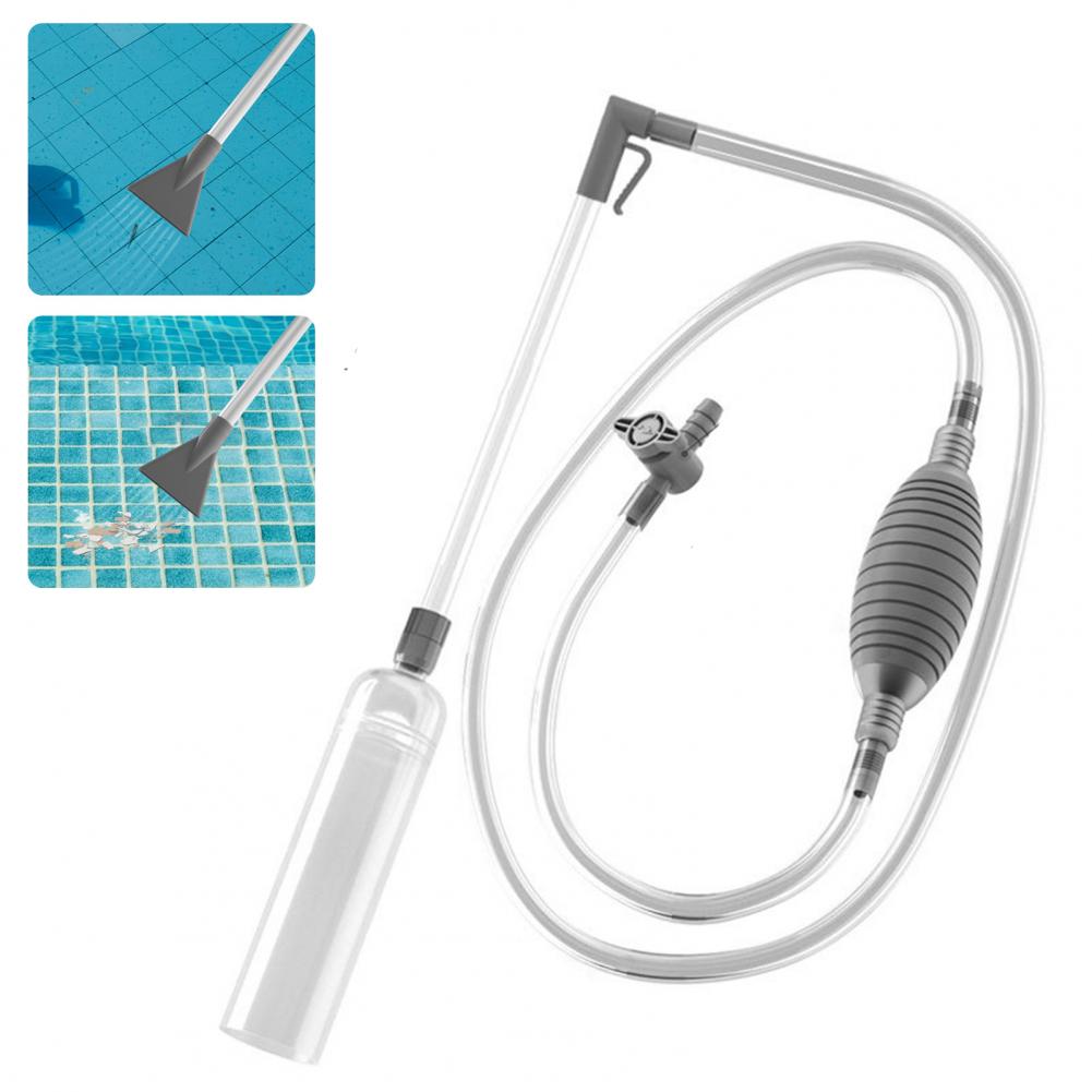 Pool Vacuum Manual - مكنسة كهربائية لحمام السباحة مع محولتين