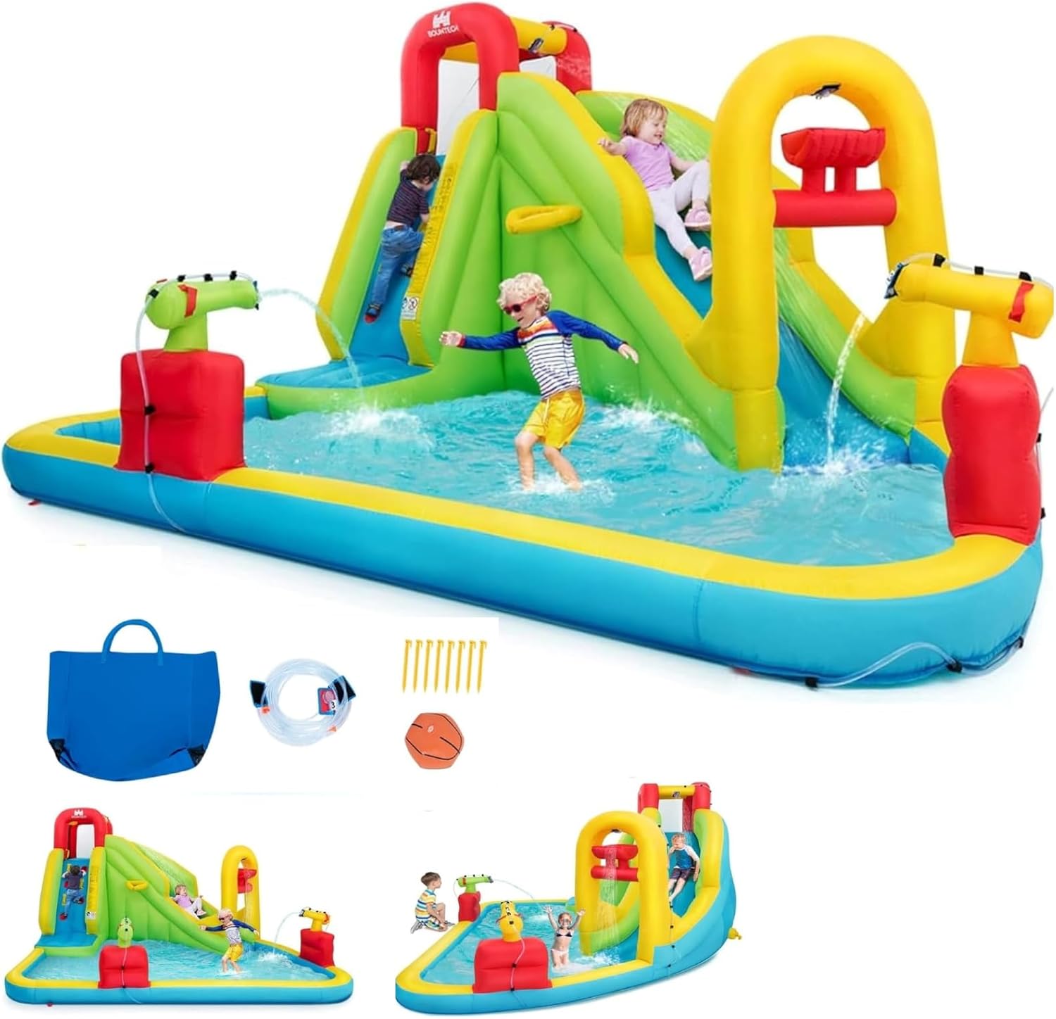 Water Slide Inflatable - حديقة مائية قابلة للنفخ ضخمة للأطفال