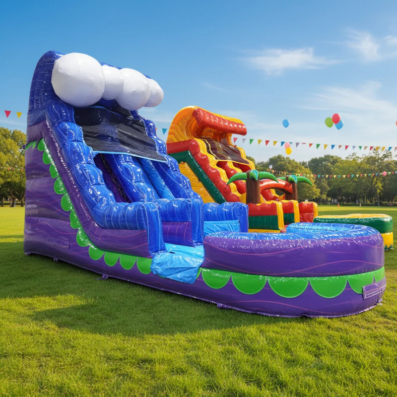 Water Slide Inflatable - زحليقة مائية قابلة للنفخ للإيجار في