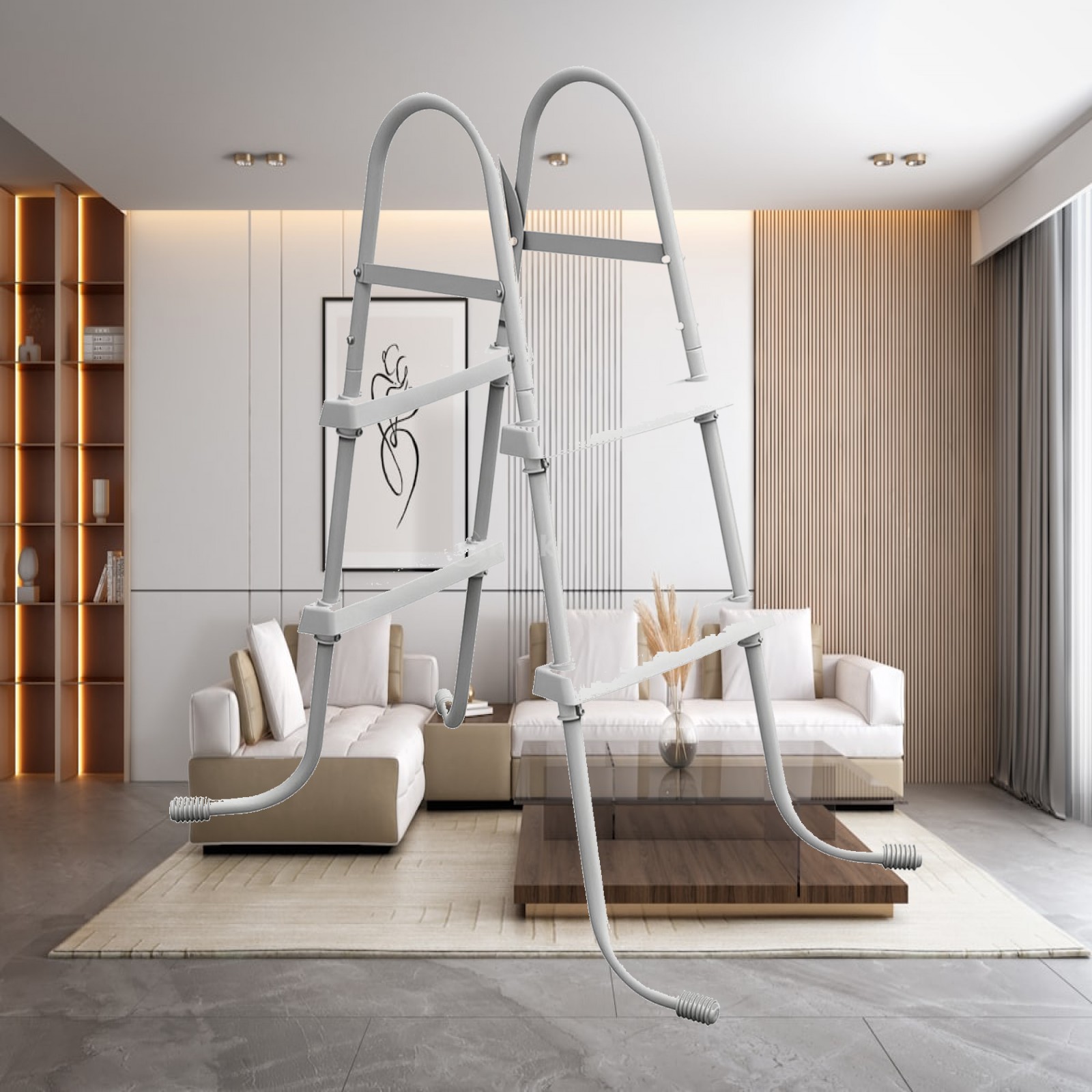 Pool Ladder Above Ground - سلم حمام سباحة على شكل حرف