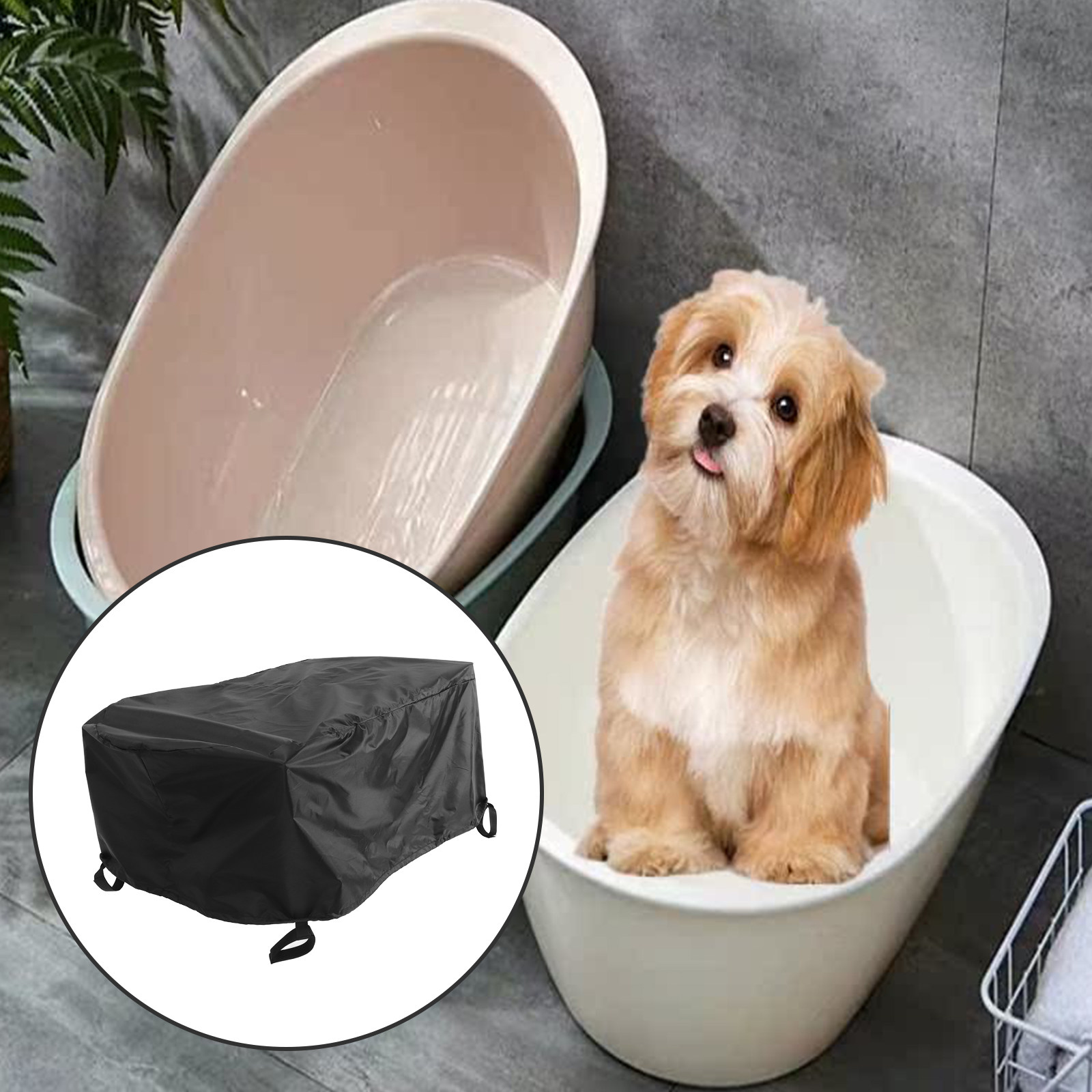 غطاء حوض استحمام للحيوانات الأ - مراجعة Pool Cover Waterproof وسعره