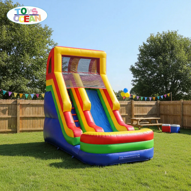 زلاقات مائية قابلة للنفخ مخصصة - مراجعة Water Slide Inflatable وسعره