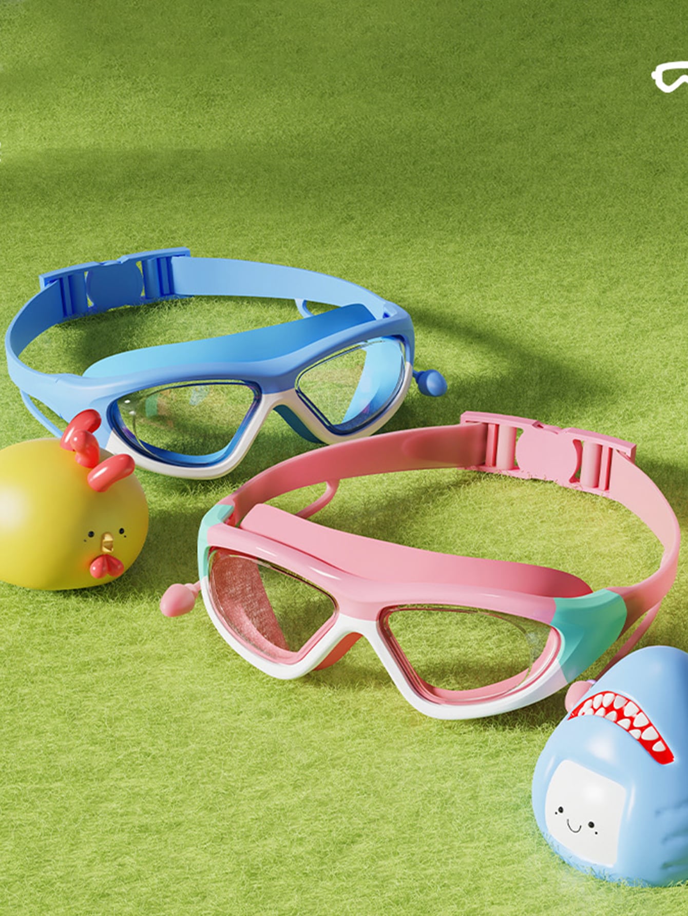 نظارات بإطار كبير للسباحة عالي - مراجعة Swim Goggles Anti Fog Uv وسعره