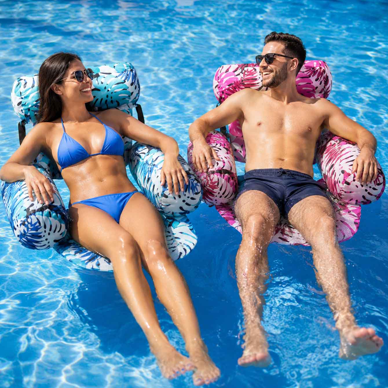 كرسي عائم قابل للنفخ للبالغين  - مراجعة Pool Lounger Inflatable وسعره