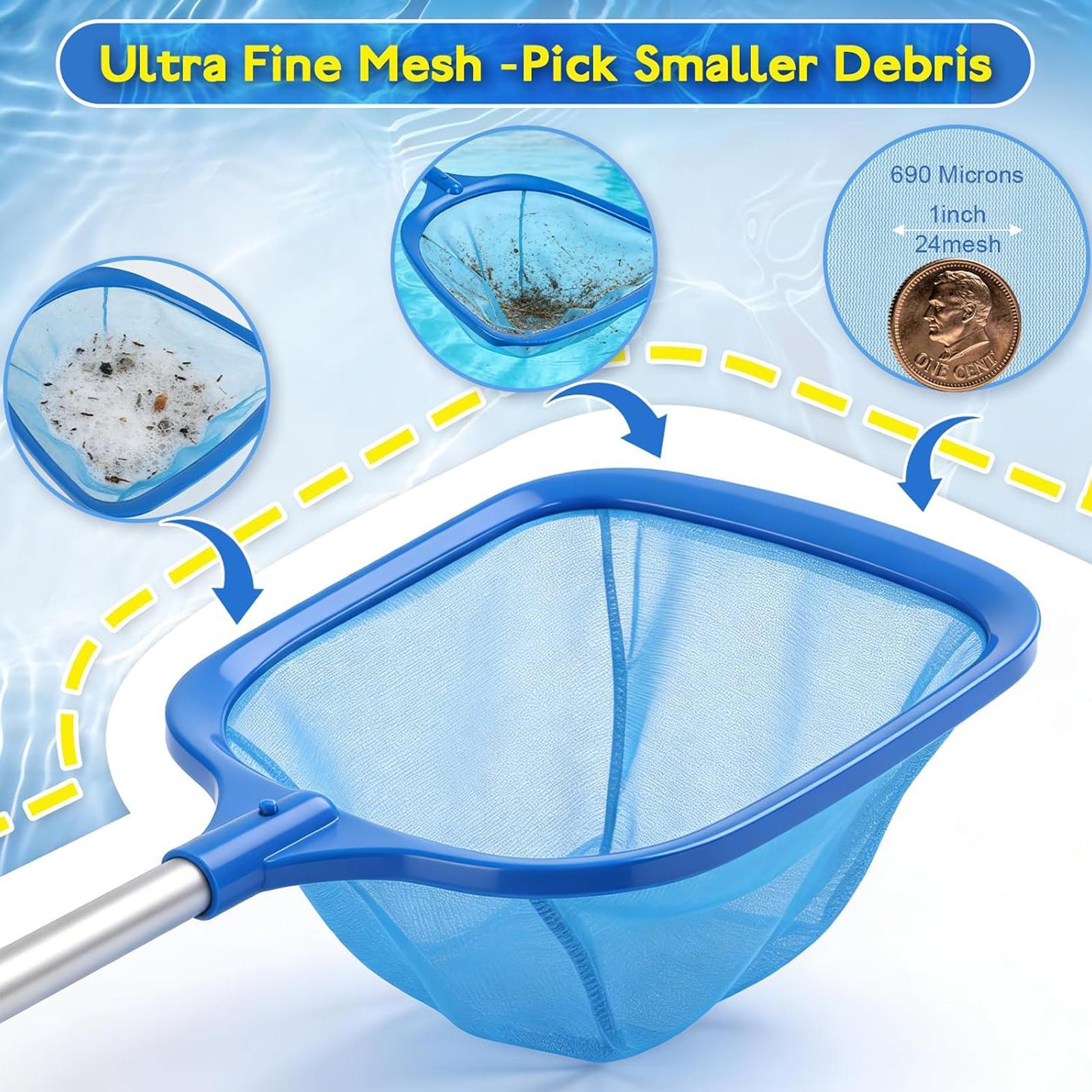 شبكة تنظيف وتصفية مياه المسبح، - مراجعة Pool Skimmer Net وسعره