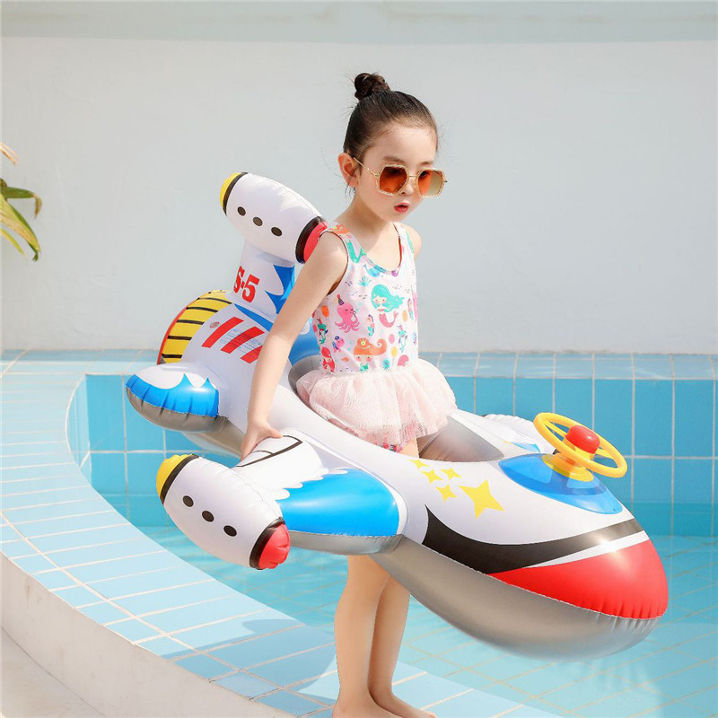 طفل السباحة دائرة طائرة تعويم  - مراجعة Pool Float Ring Inflatable وسعره