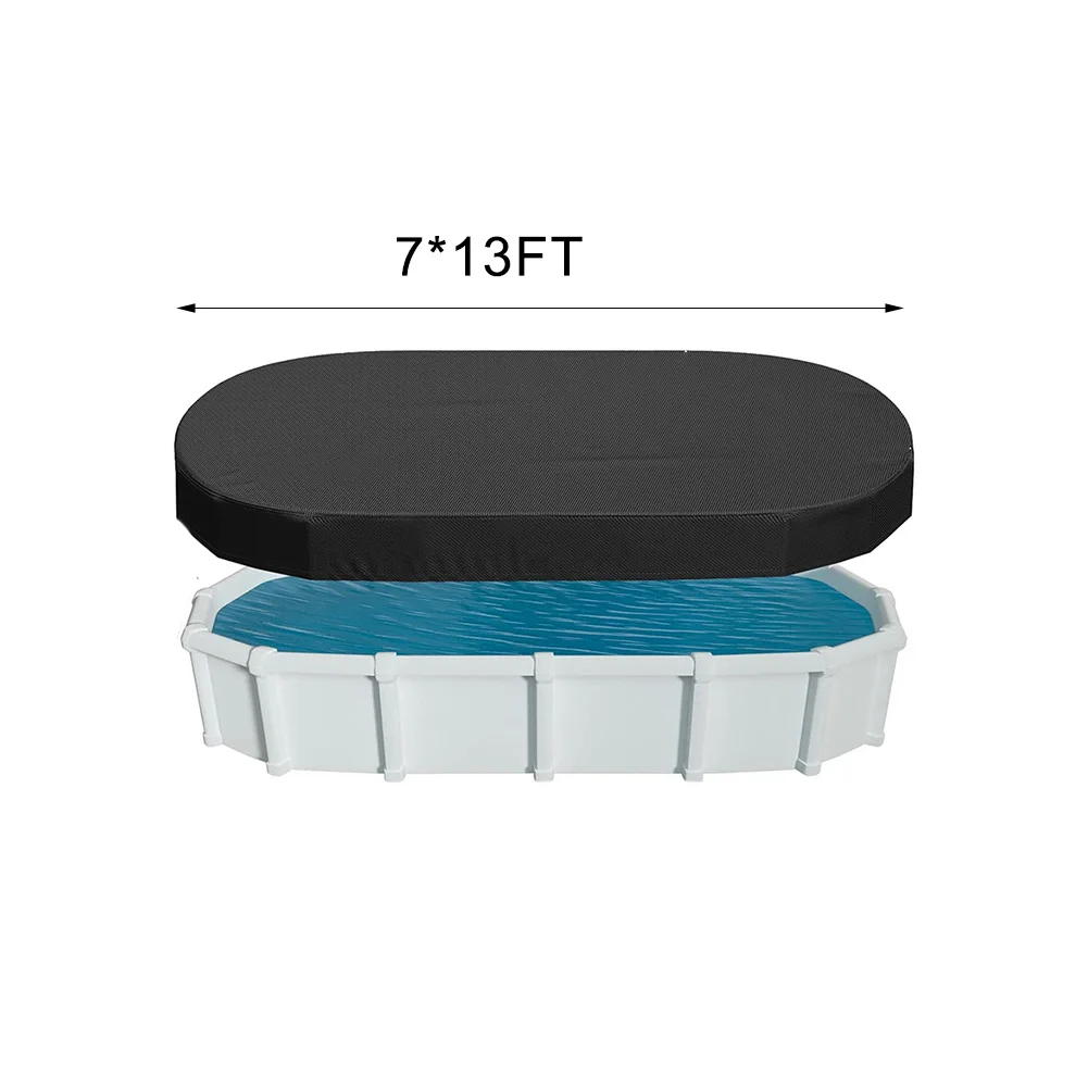 غطاء حمام السباحة البيضاوي الش - مراجعة Pool Cover Waterproof وسعره