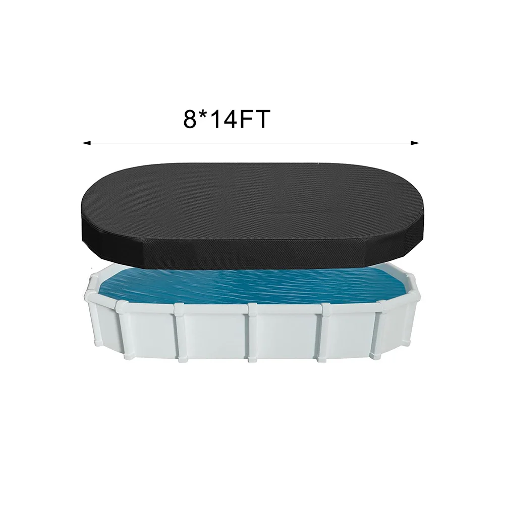 غطاء حمام السباحة البيضاوي الش - مراجعة Pool Cover Waterproof وسعره