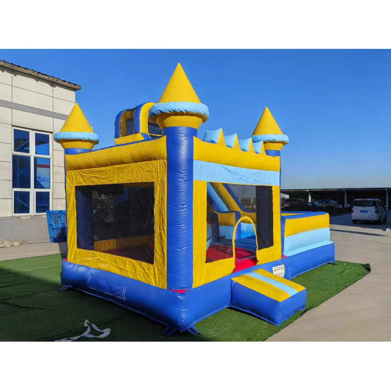 قلعة قابلة للنفخ تجارية 4 في 1 - مراجعة Water Slide Inflatable وسعره
