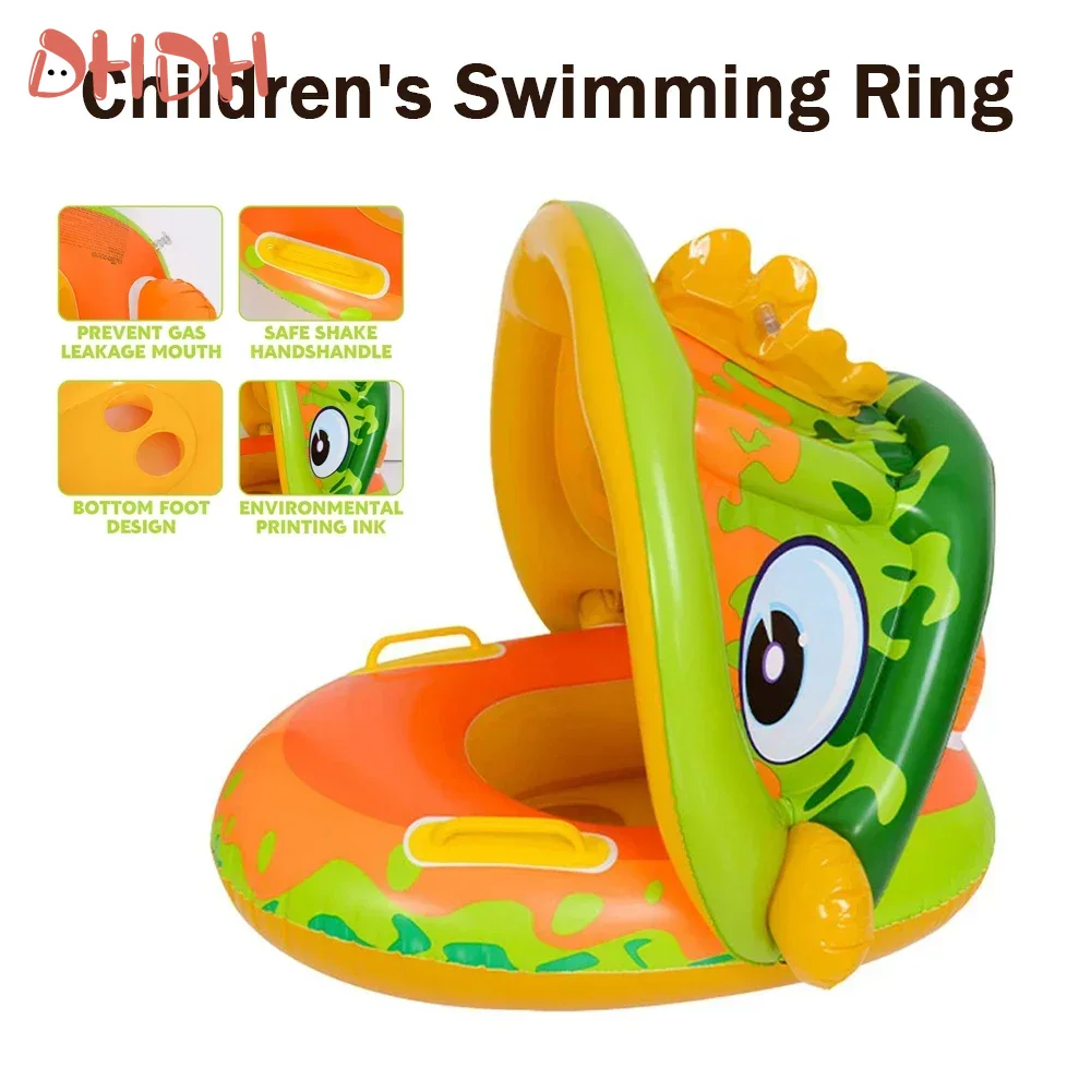 عوامة سباحة للأطفال مع مظلة شم - مراجعة Pool Float Ring Inflatable وسعره