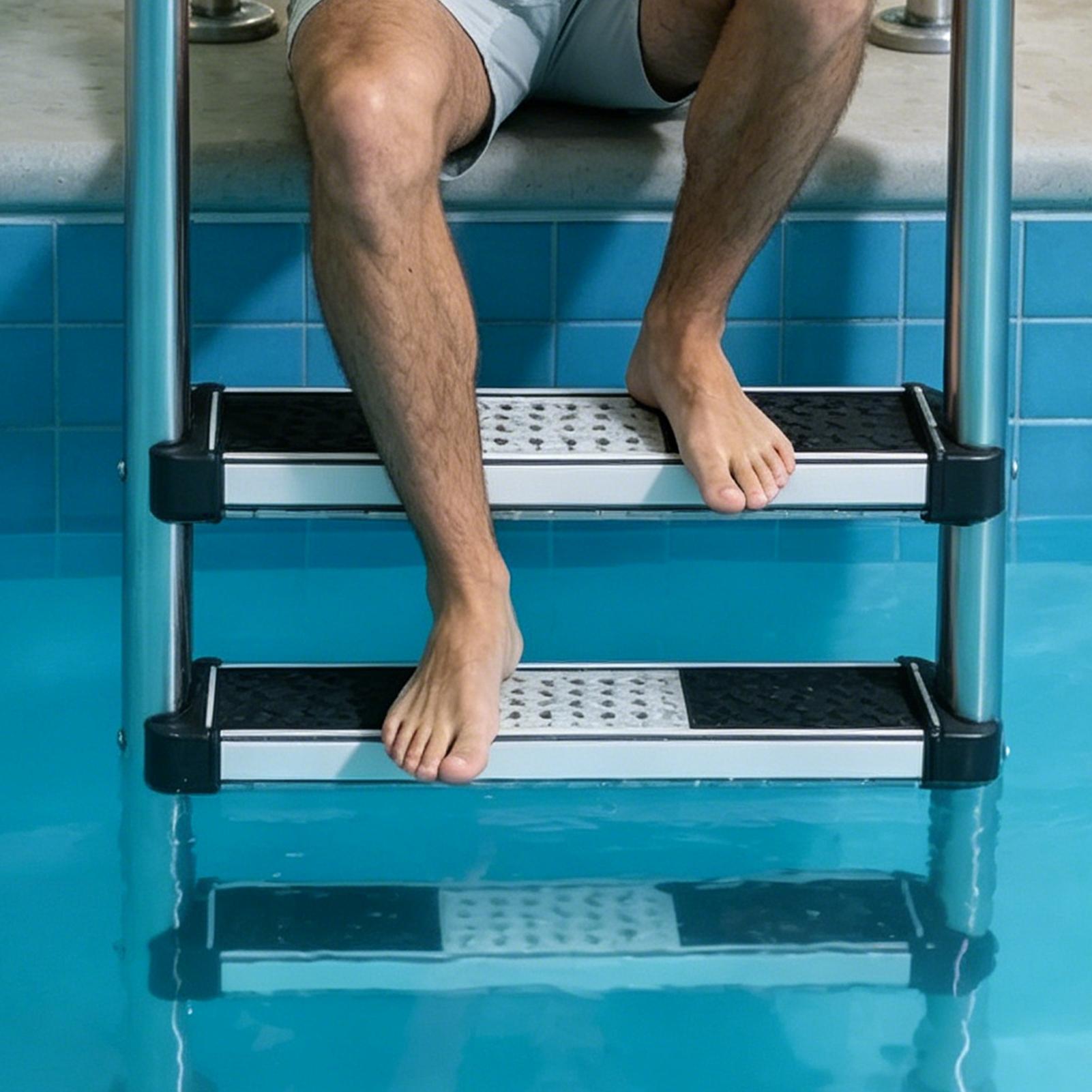 درجات سلم حمام السباحة البديلة - مراجعة Pool Ladder Above Ground وسعره