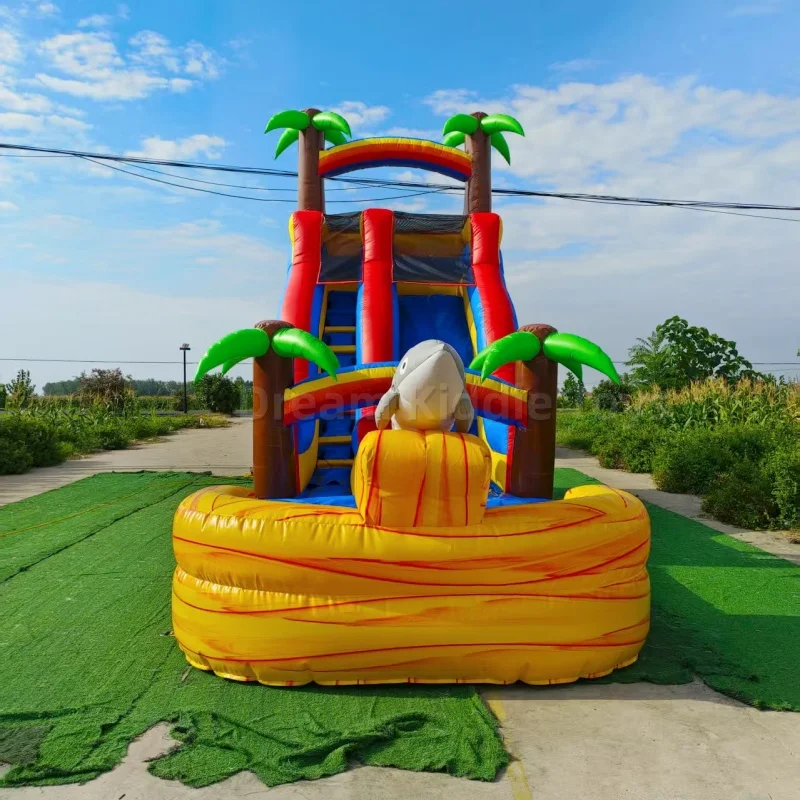 زحليقة مائية قابلة للنفخ بتصمي - مراجعة Water Slide Inflatable وسعره