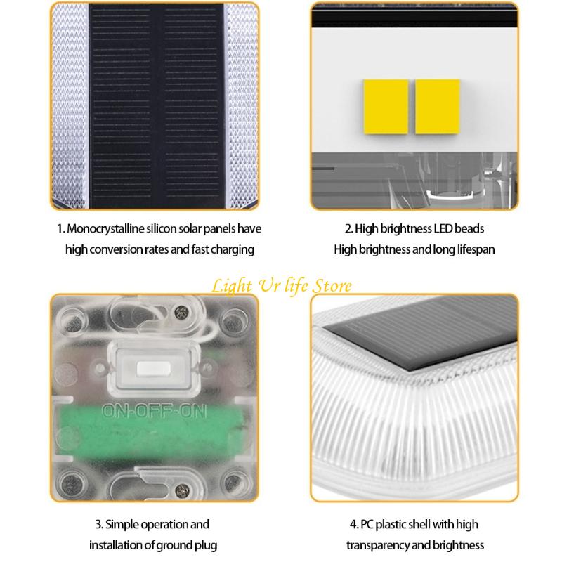 63HA ضوء أرضي يعمل بالطاقة الش - مراجعة Pool Light Solar Rechargeable وسعره