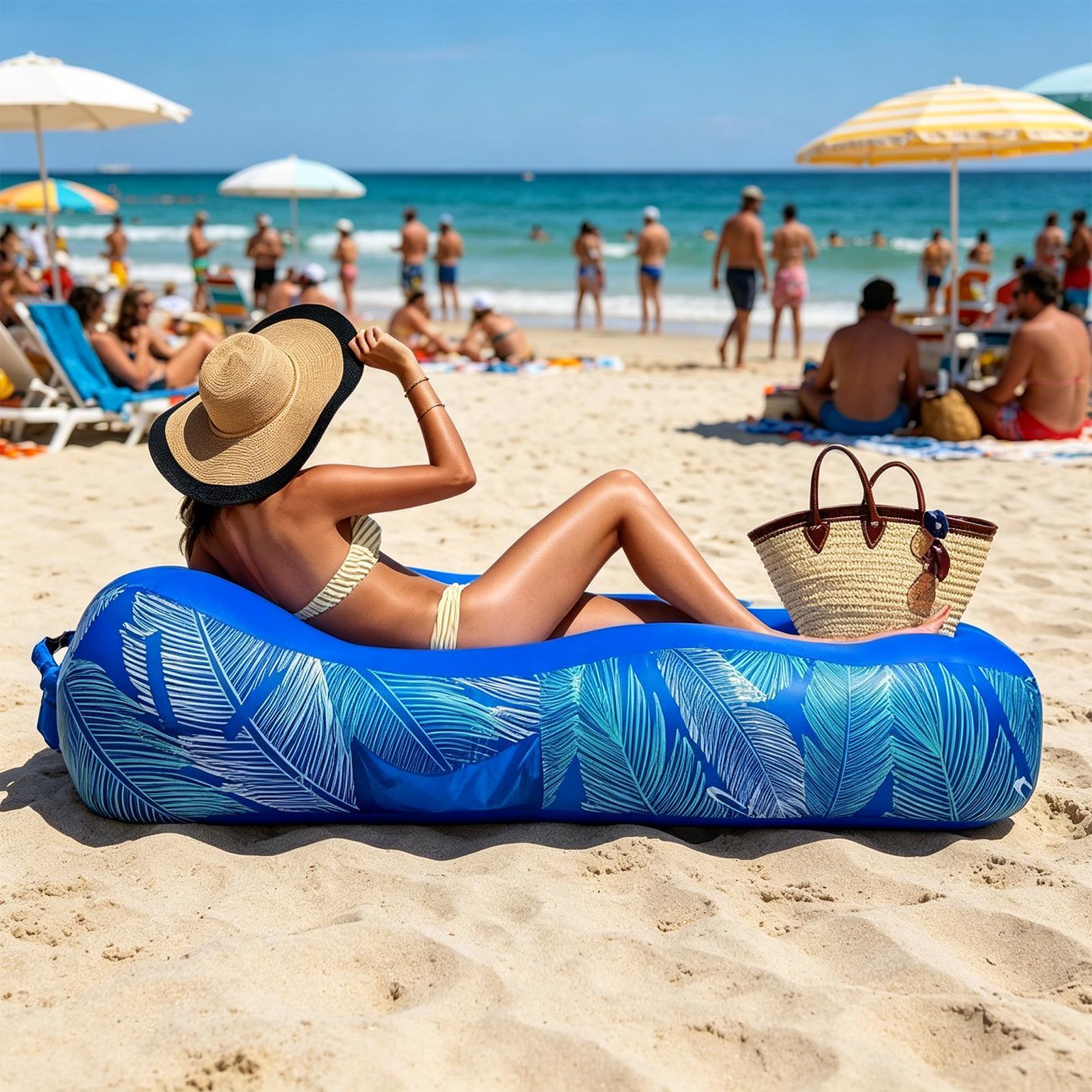 أريكة قابلة للنفخ مع مظلة شمسي - مراجعة Pool Lounger Inflatable وسعره