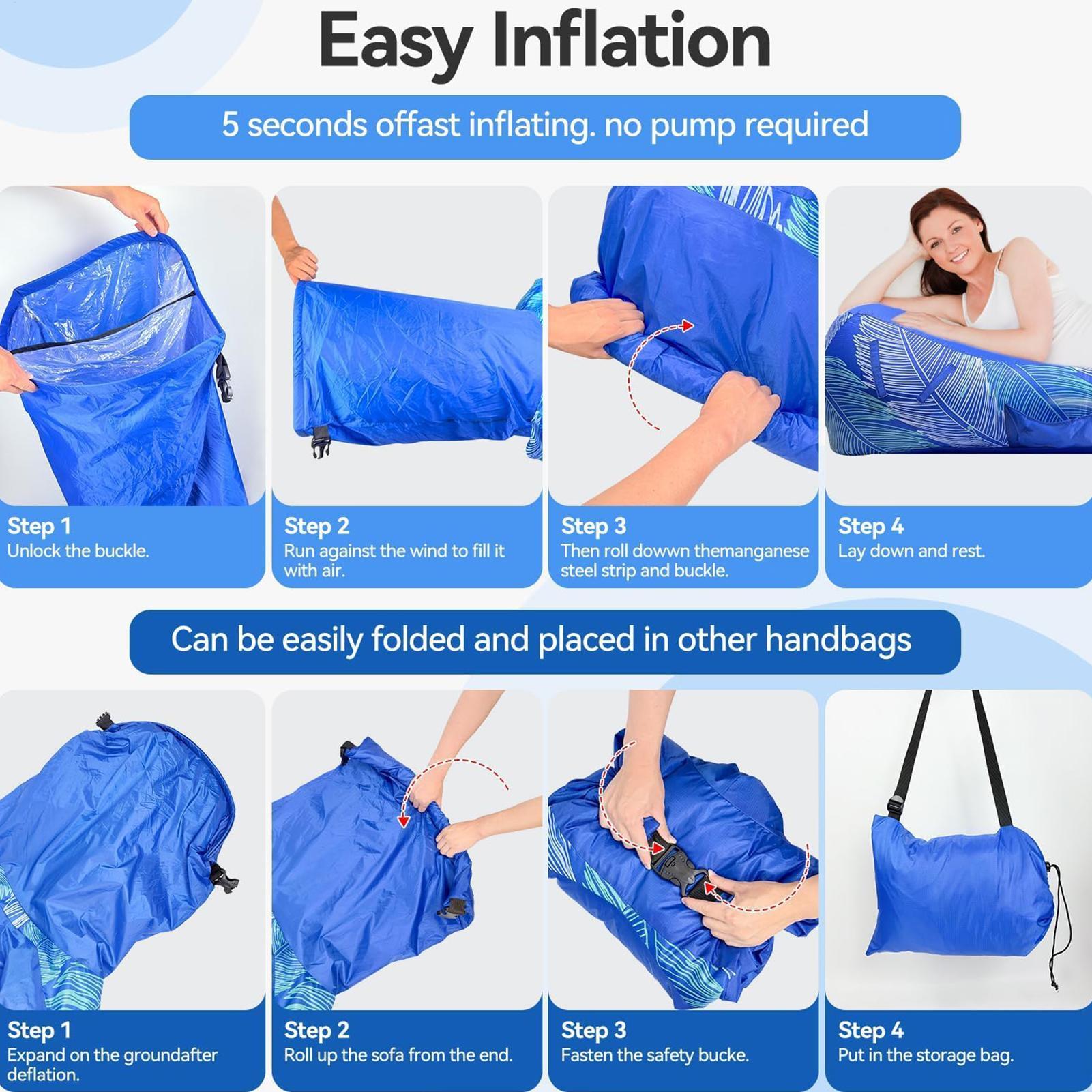 أريكة قابلة للنفخ مع مظلة شمسي - مراجعة Pool Lounger Inflatable وسعره