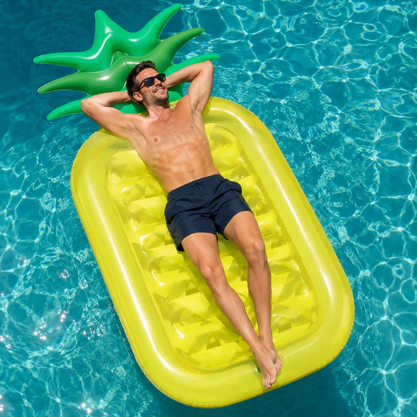 عوامة مسبح قابلة للنفخ، عوامات - مراجعة Pool Lounger Inflatable وسعره