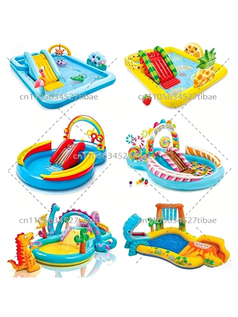 حوض سباحة قابل للنفخ للأطفال ب - مراجعة Water Slide Inflatable وسعره