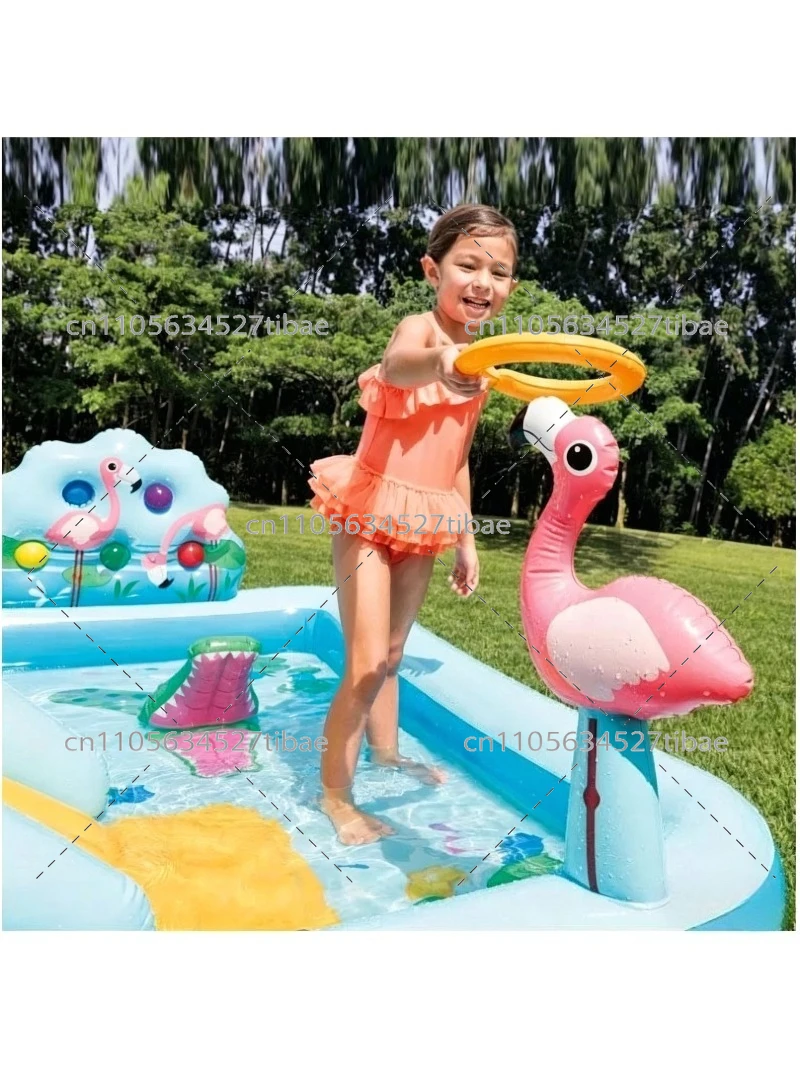 حوض سباحة قابل للنفخ للأطفال ب - مراجعة Water Slide Inflatable وسعره