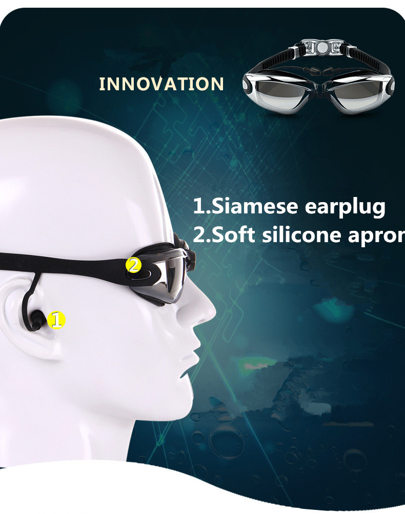 نظارات السباحة للكبار نظارات ح - مراجعة Swim Goggles Anti Fog Uv وسعره