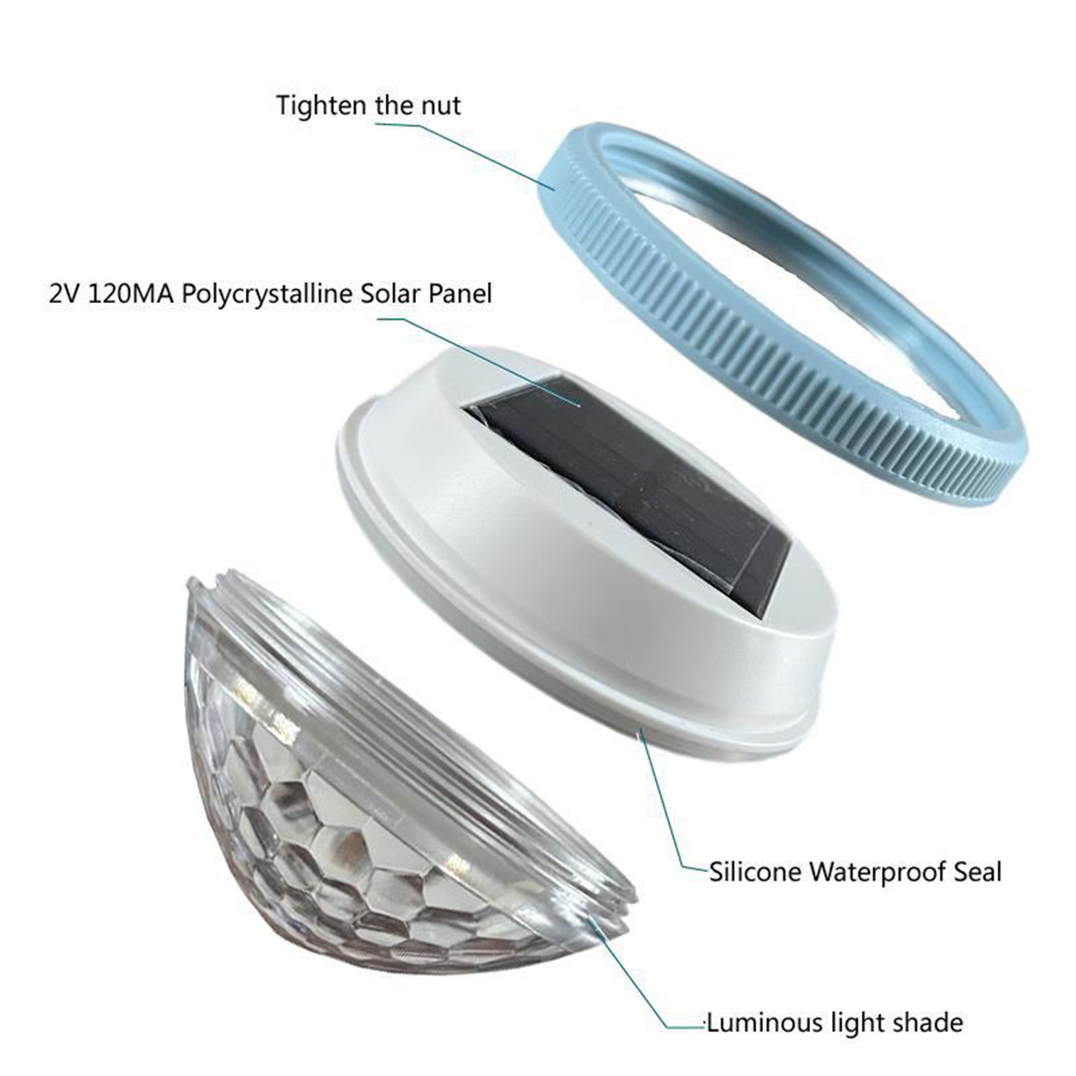 الطاقة الشمسية العائمة إضاءة ح - مراجعة Pool Light Solar Rechargeable وسعره