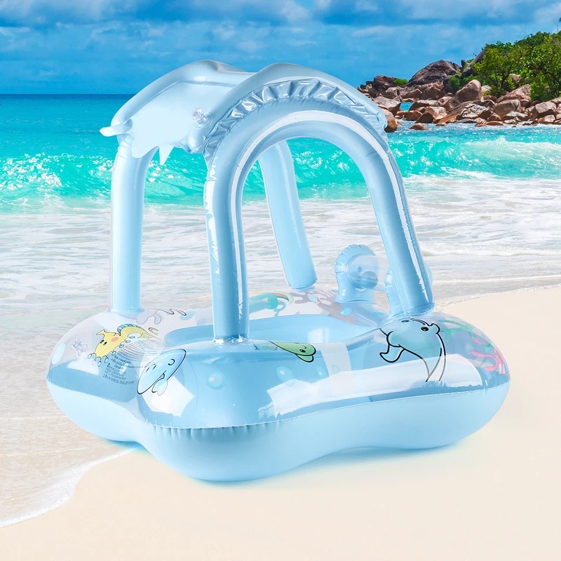 عوامة مسبح قابلة للنفخ مع مظلة - مراجعة Pool Lounger Inflatable وسعره