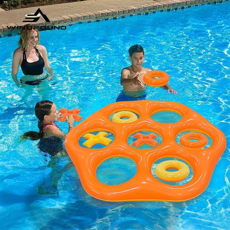 لعبة رمي الحلقات السداسية القا - مراجعة Pool Float Ring Inflatable وسعره