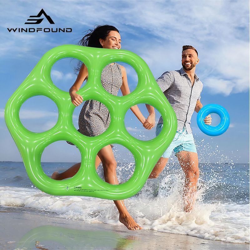 لعبة رمي الحلقات السداسية القا - مراجعة Pool Float Ring Inflatable وسعره