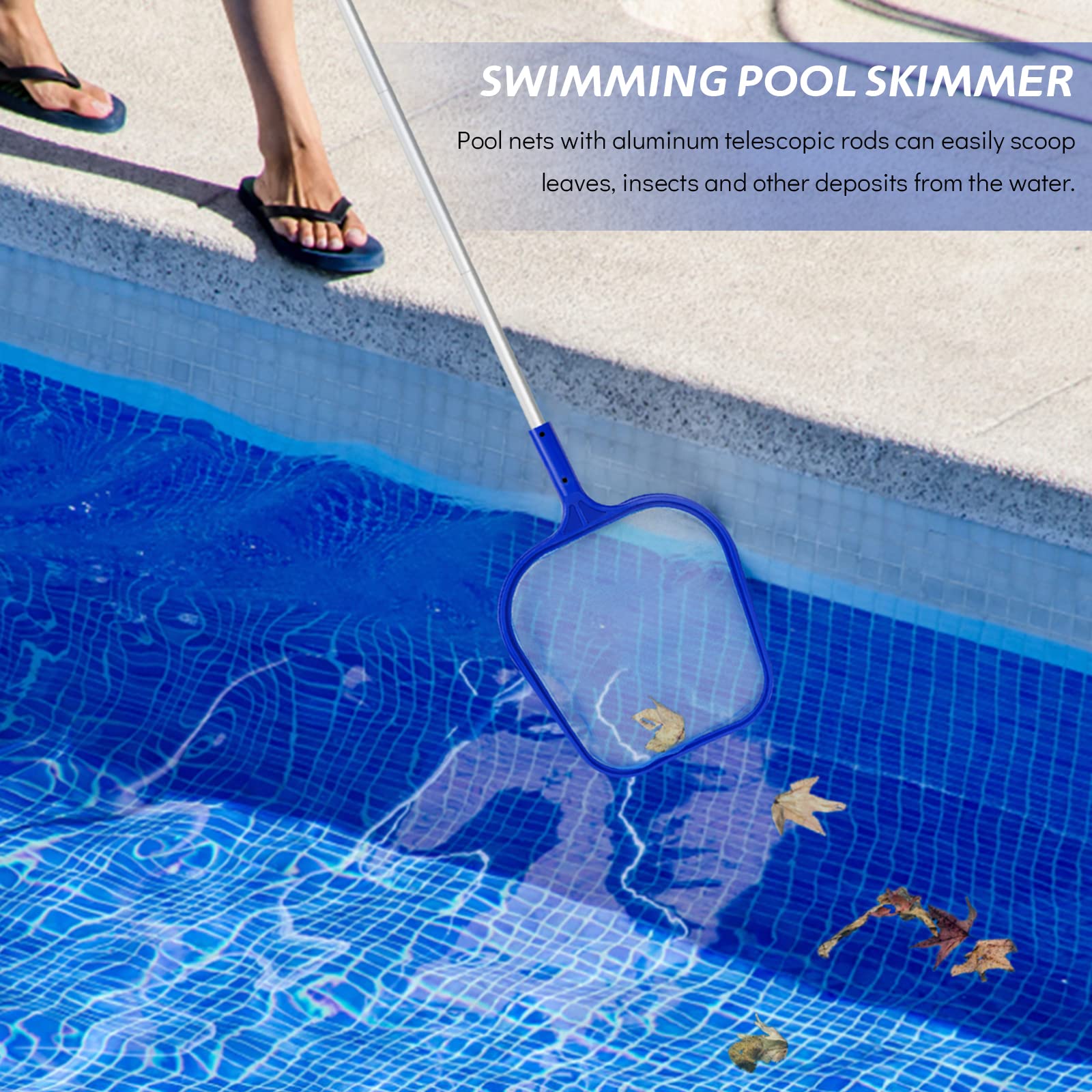 شبكة لالتقاط أوراق المسبح، شبك - مراجعة Pool Skimmer Net وسعره
