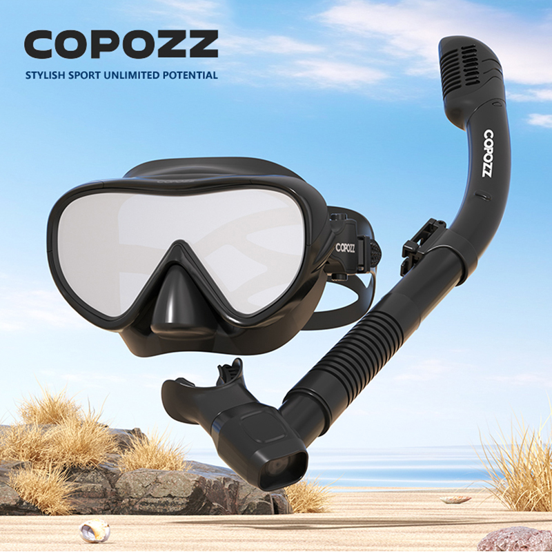 قناع غوص جديد من COPOZZ، قناع  - مراجعة Snorkel Mask Full Face وسعره
