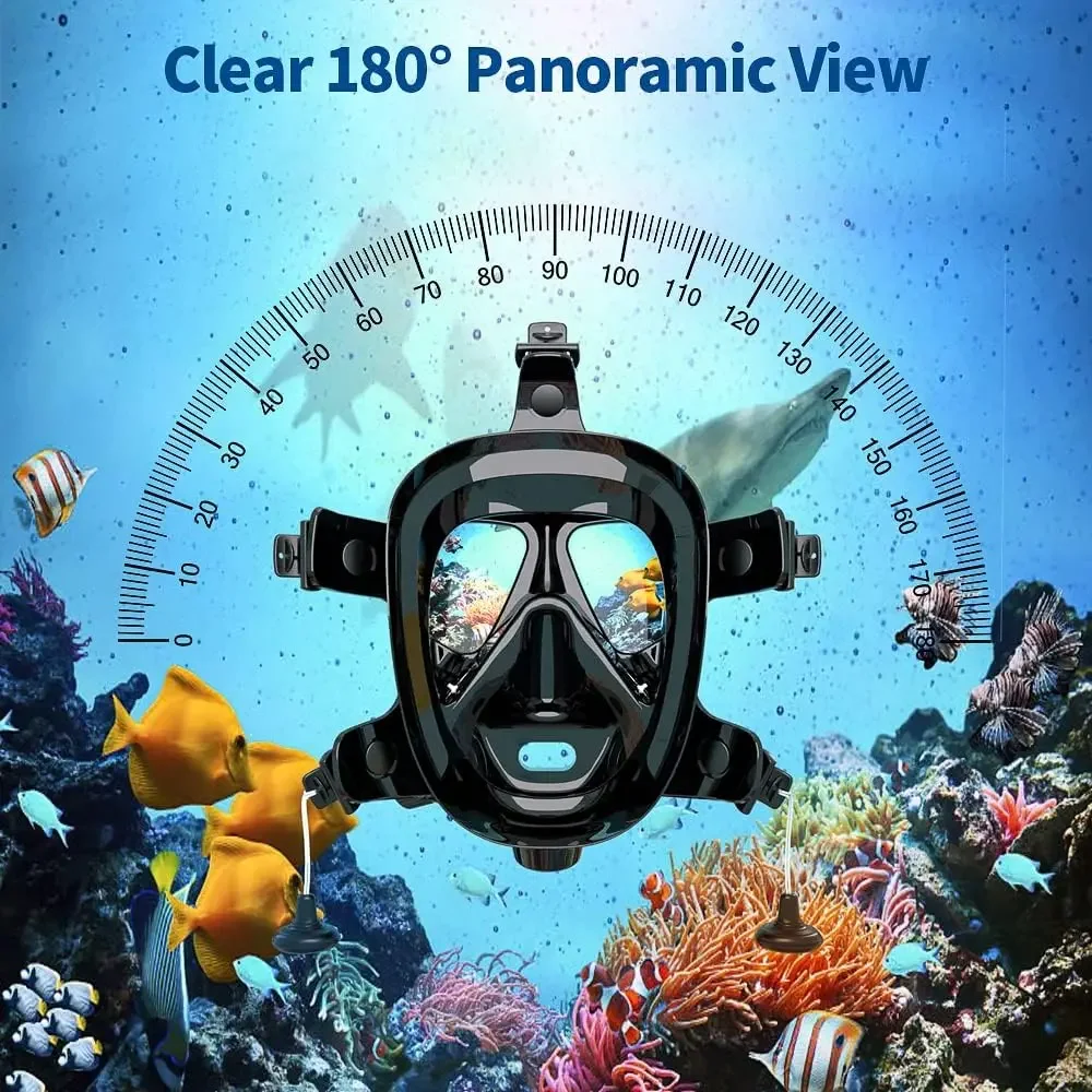 قناع غطس كامل الوجه من TRIMIX  - مراجعة Snorkel Mask Full Face وسعره
