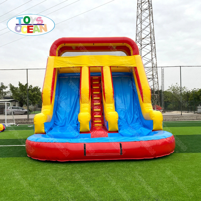 زحليقة مائية قابلة للنفخ بثلاث - مراجعة Water Slide Inflatable وسعره