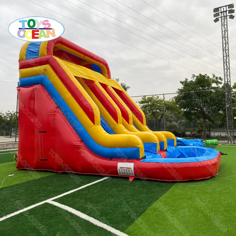 زحليقة مائية قابلة للنفخ بثلاث - مراجعة Water Slide Inflatable وسعره