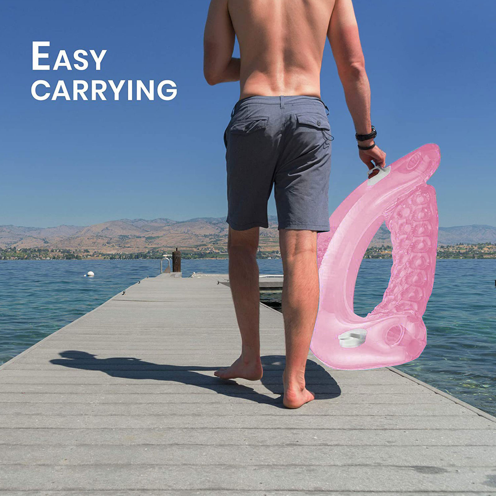 كرسي استرخاء مائي من مادة PVC  - مراجعة Pool Lounger Inflatable وسعره