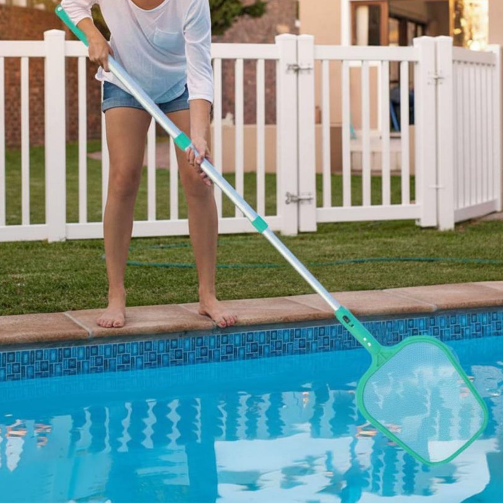 شبكة تنظيف حمام السباحة مع عمو - مراجعة Pool Skimmer Net وسعره