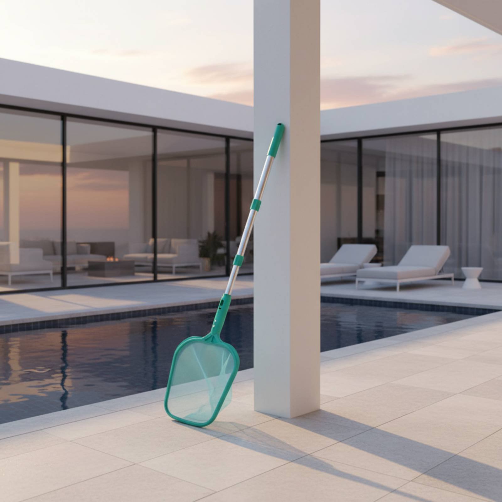 شبكة تنظيف حمام السباحة مع عمو - مراجعة Pool Skimmer Net وسعره