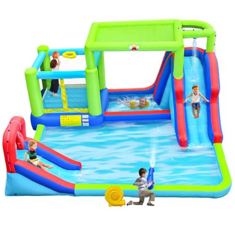 زحليقة مائية قابلة للنفخ للاست - مراجعة Water Slide Inflatable وسعره