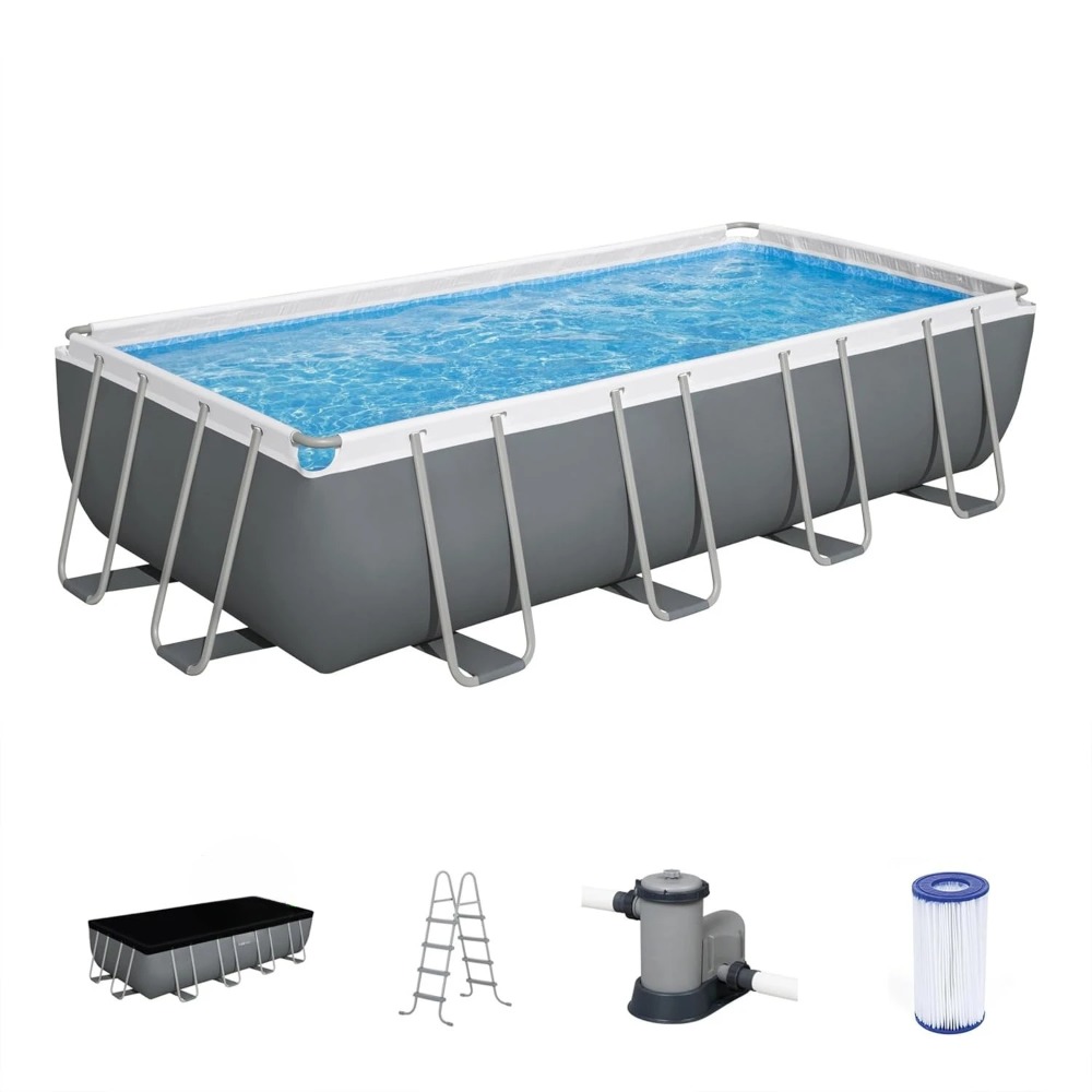 مجموعة حوض سباحة مستطيل الشكل  - مراجعة Pool Ladder Above Ground وسعره