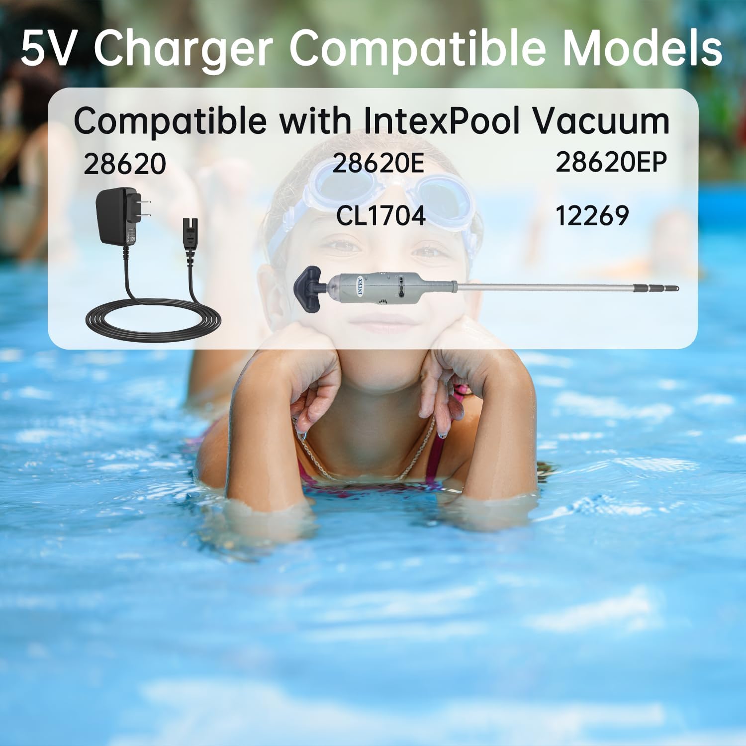 5 فولت استبدال شاحن الحبل ل ان - مراجعة Pool Vacuum Manual وسعره