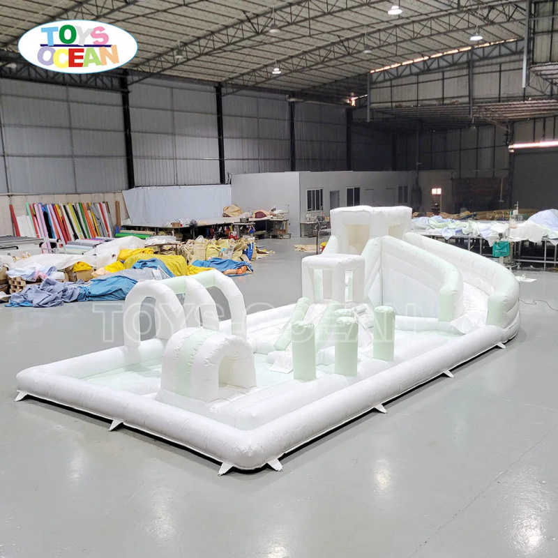 مسار عقبات مائي قابل للنفخ للا - مراجعة Water Slide Inflatable وسعره