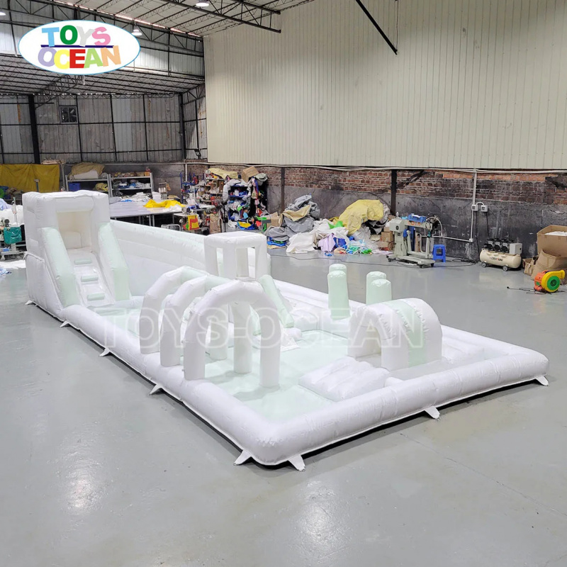 مسار عقبات مائي قابل للنفخ للا - مراجعة Water Slide Inflatable وسعره